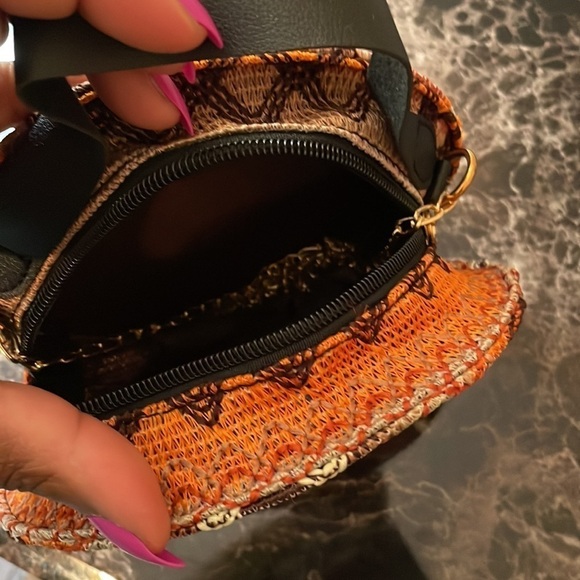 Bohemian Colorful Round Tassel Crossbody Bag - Picture 7 of 10